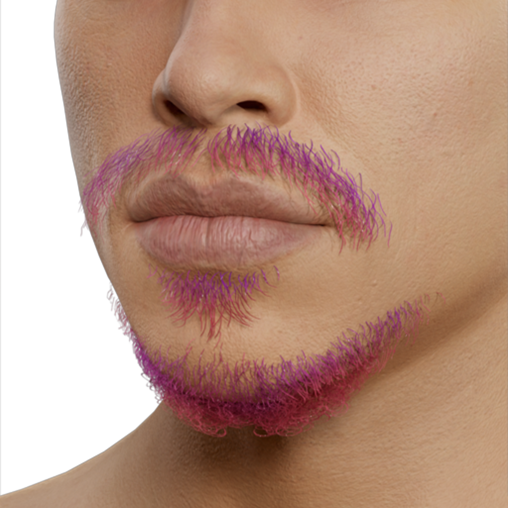 Goatee Beard - Pink
