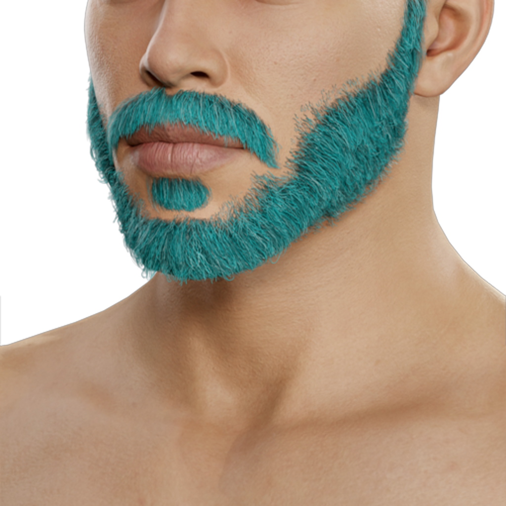 Corporate Beard - Cyan