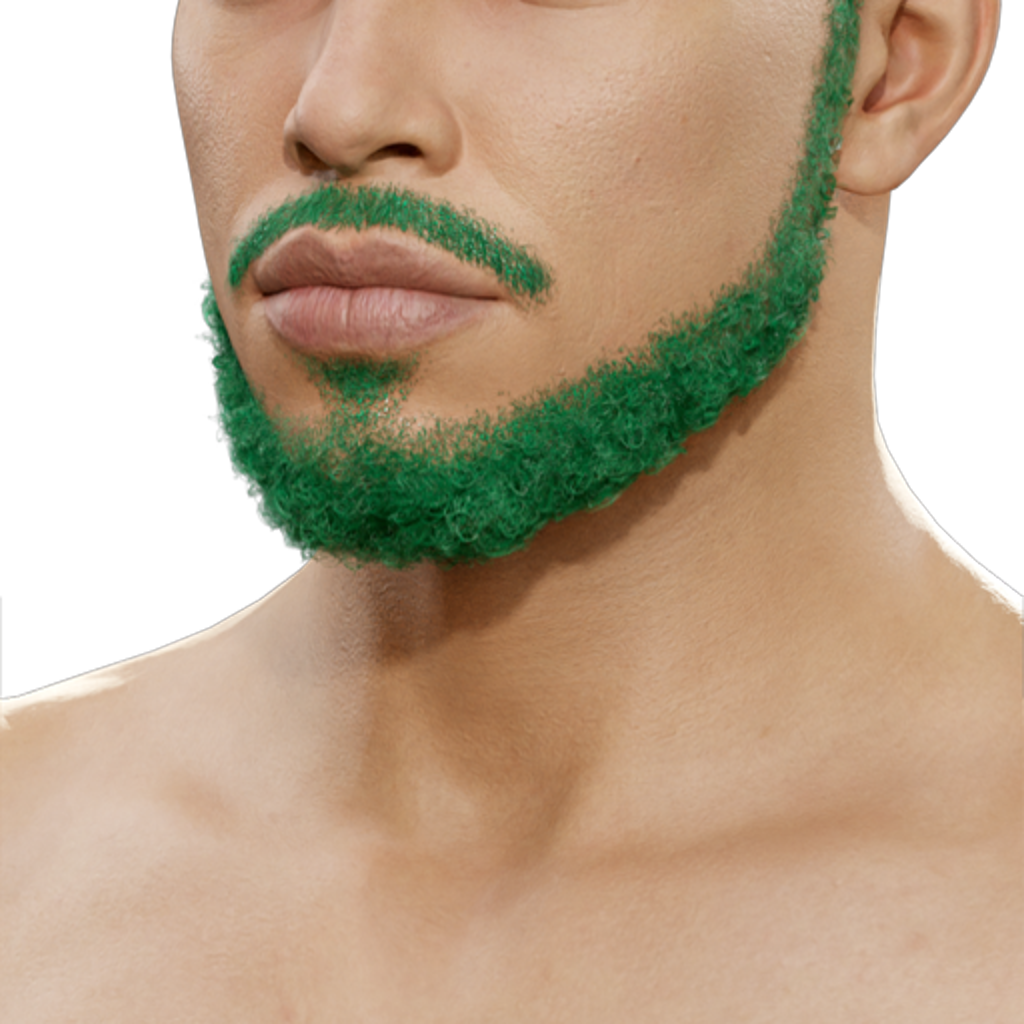 Chin Strap Beard - Green