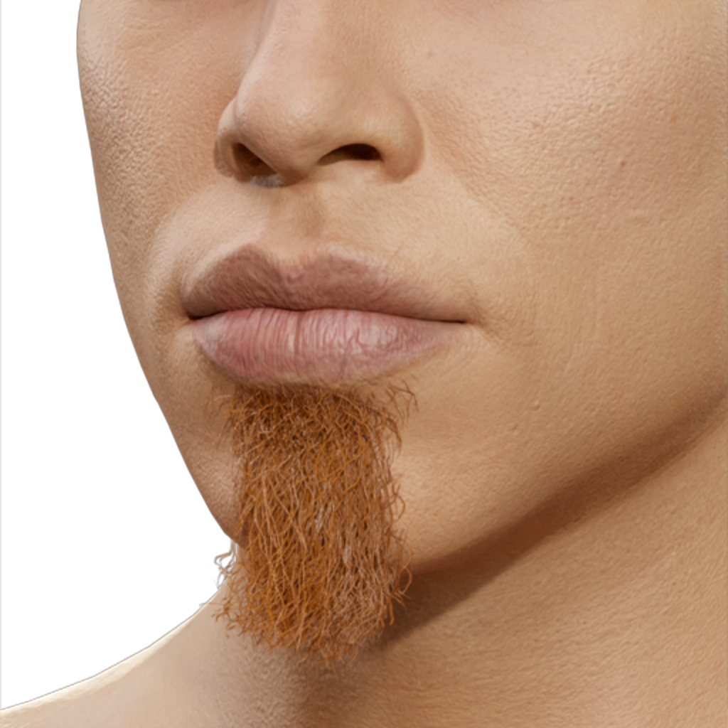 Goat Patch Beard - Orange