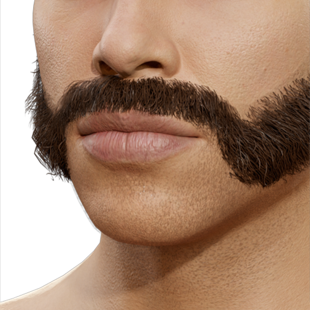 Friendly Mutton Chops - Brown