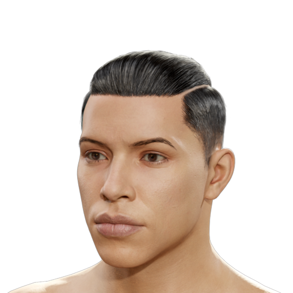 Side Parted Slick Back